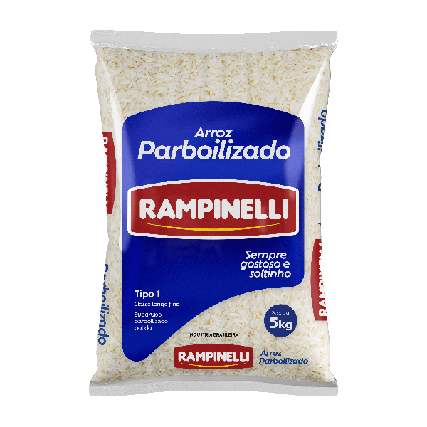 Arroz Rampinelli 5kg Parboilizado