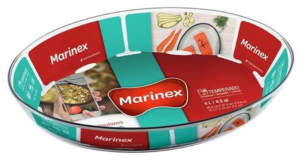 Assadeira Marinex Oval Grande 4l