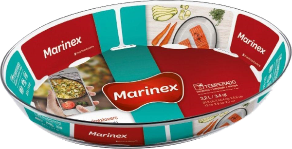 Assadeira Marinex Oval Média 3,2l