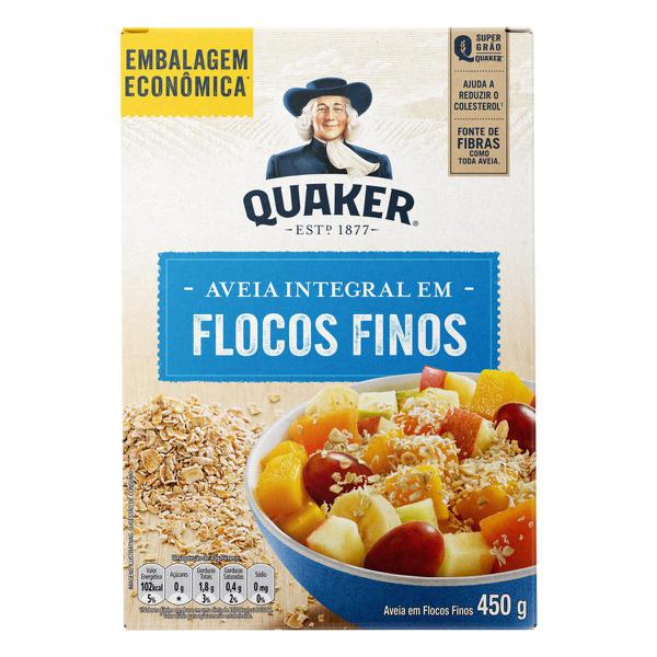 Aveia Flocos Quaker 450g Finos