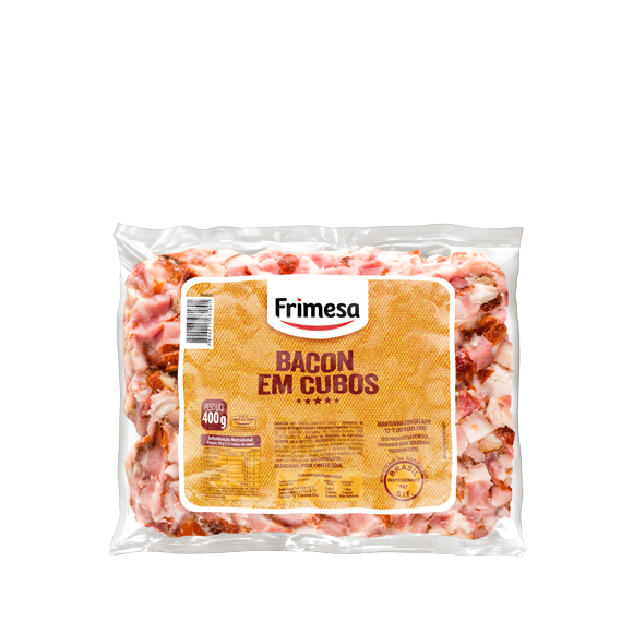 Bacon Frimesa 400g Cubos Resfriado
