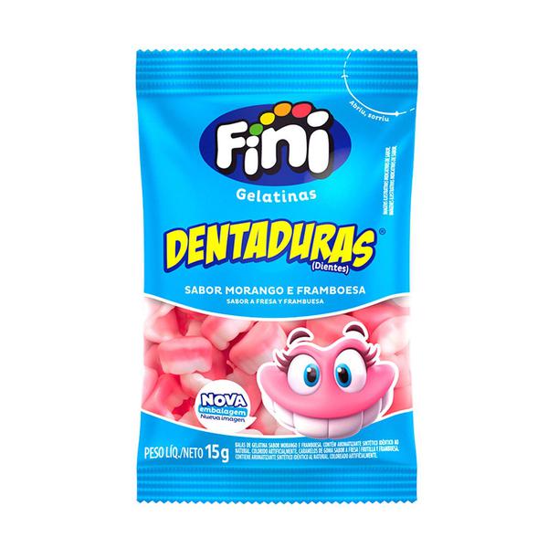 Bala Gelatina Fini 15g Dentaduras