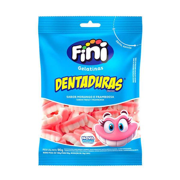 Bala Gelatina Fini 90g Dentaduras