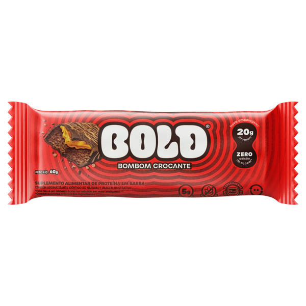 Barra Proteina Bold 60g Bombom Crocante