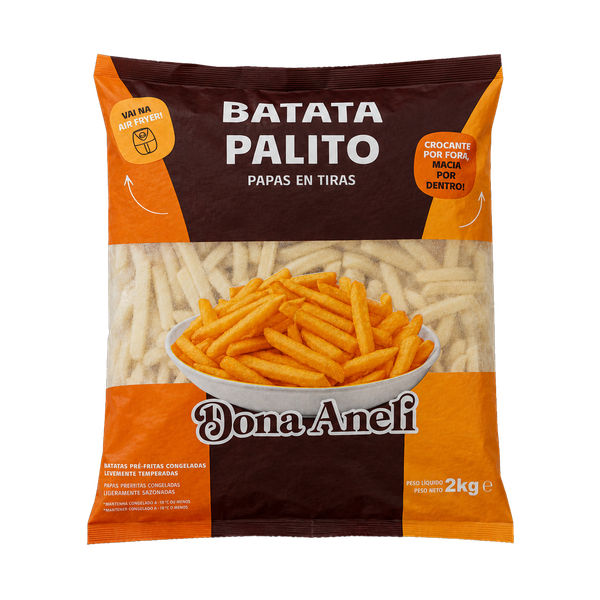Batata Congelada Dona Aneli 2kg Palito