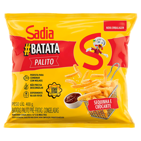 Batata Congelada Sadia 400g Palito