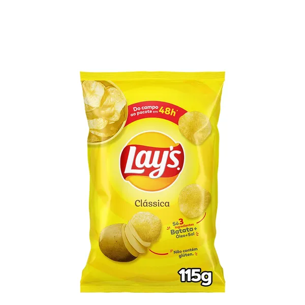 Batata Lays 115g Clássica