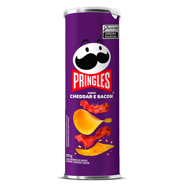 Batata Pringles 105g Cheddar e Bacon
