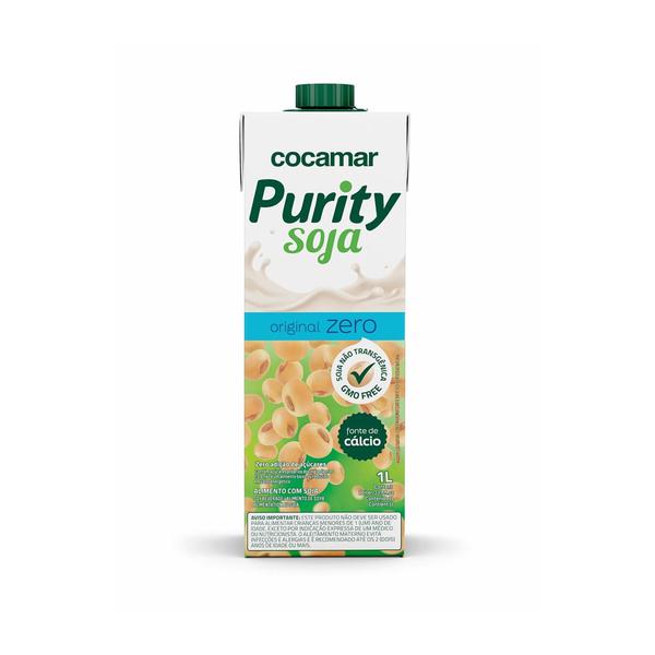 Bebida à Base De Soja Purity 1l Original Zero