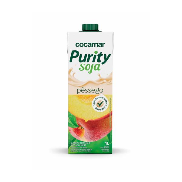 Bebida à Base De Soja Purity 1l Pêssego