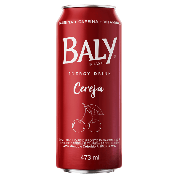Bebida Energética Baly 473ml Cereja