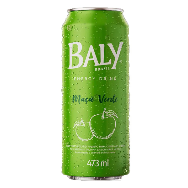 Bebida Energética Baly 473ml Maça Verde