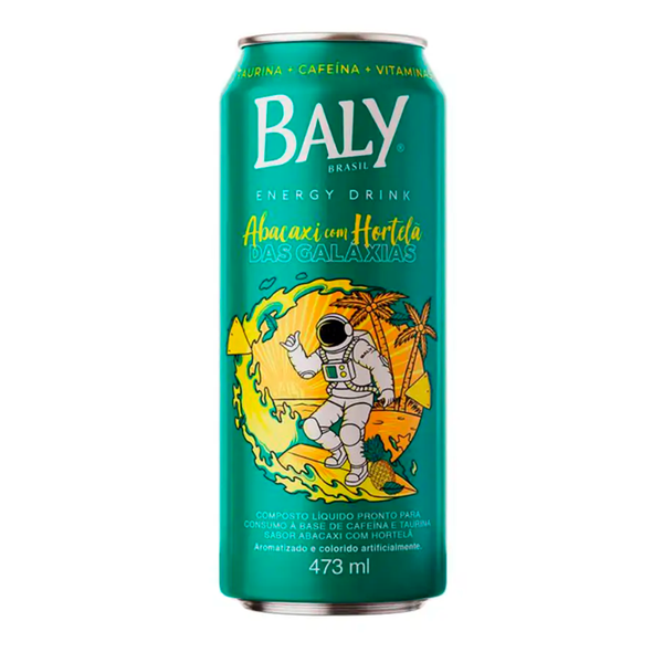 Bebida Energética Baly  Abacaxi C/ Hortelã