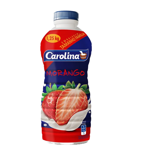 Bebida Láctea Carolina 1250g Morango