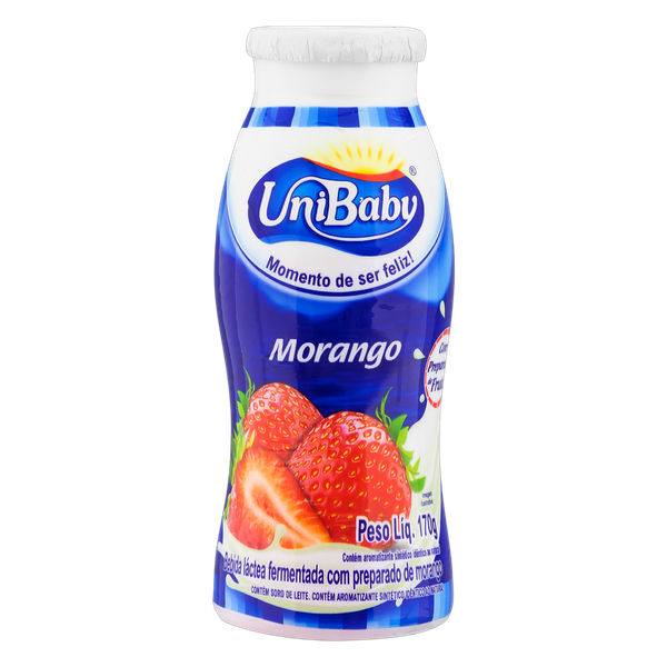 Bebida Láctea Unibaby 170g Morango