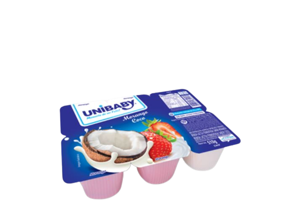 Bebida Láctea Unibaby Morango e Coco 510g