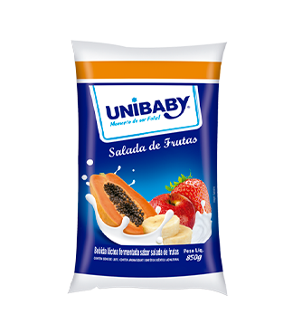 Bebida Lactea Unibaby 850g Pacote Salada de Frutas