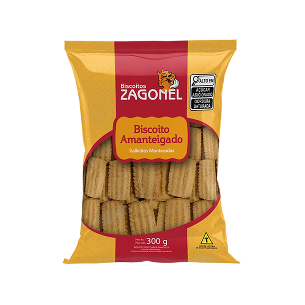 Biscoito amanteigado Zagonel 300g