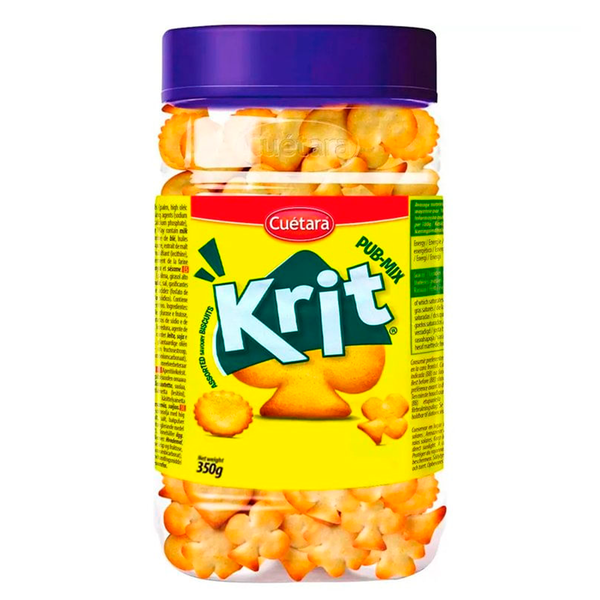 Biscoito Importado Espanhol Krit 350g Pub Mix