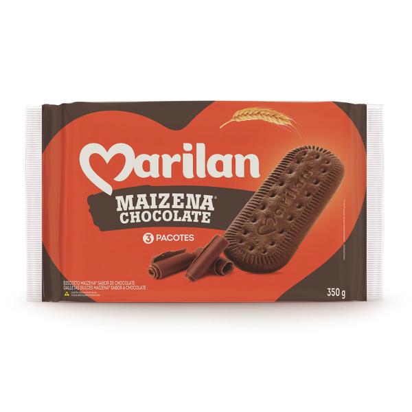 Biscoito Marilan 350g Maizena Chocolate