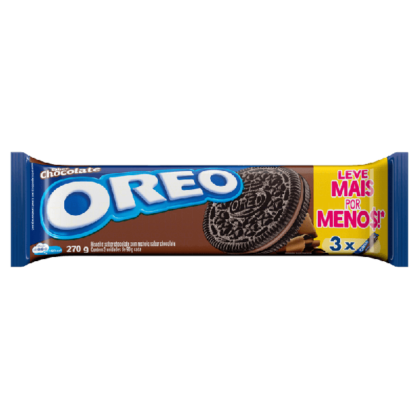 Biscoito Oreo 270g Leve Mais Por Menos Chocolate