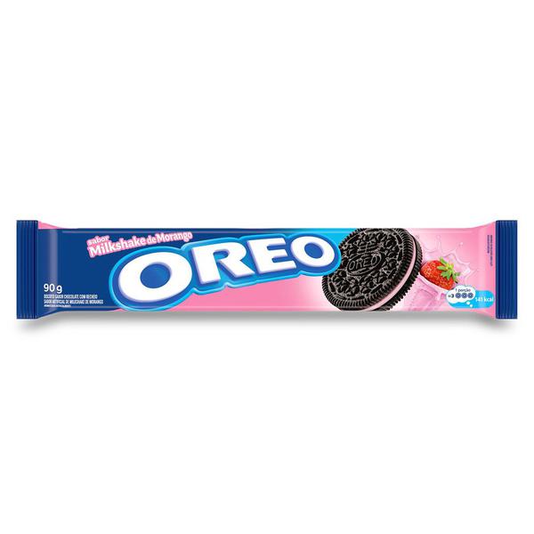 Biscoito Oreo 90g Milkshake de Morango