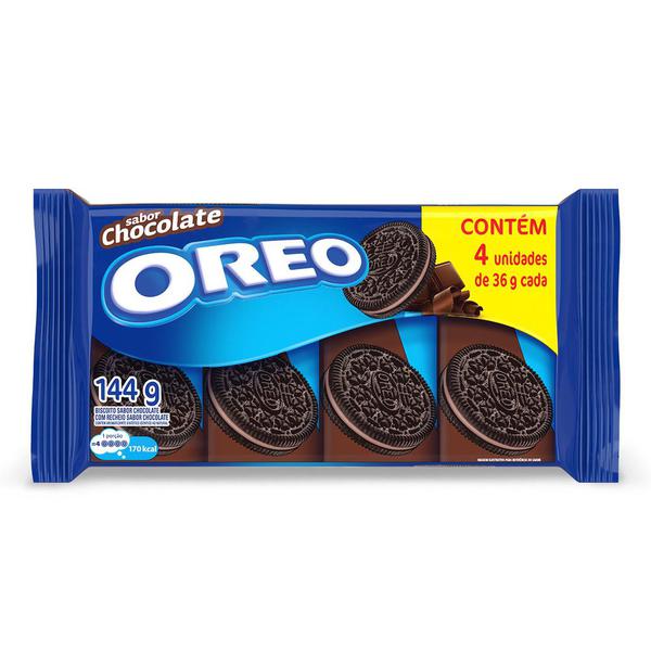 Biscoito Oreo Multipack 144g Chocolate