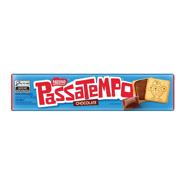 Biscoito Passatempo Nestlé 130g Chocolate