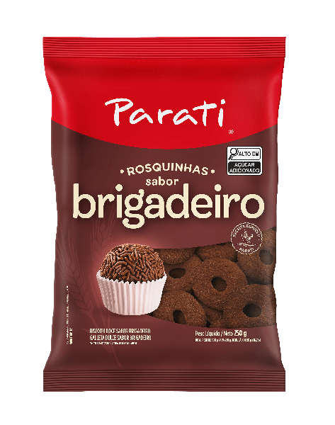 Biscoito Rosca Parati 250g Brigadeiro