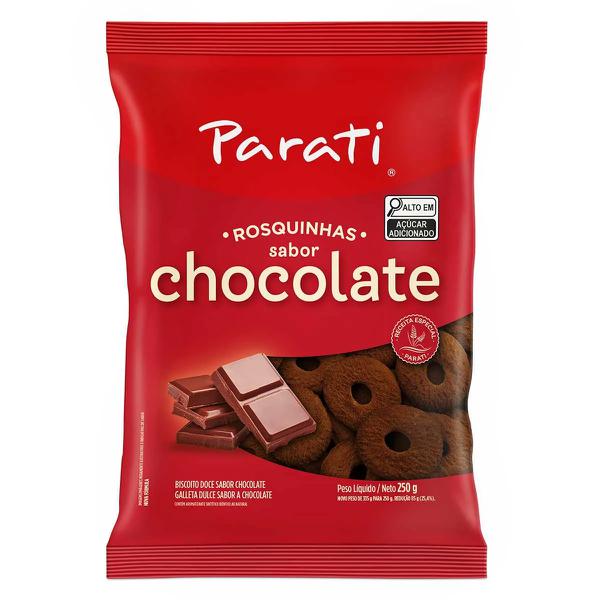 Biscoito Rosca Parati 250g Chocolate