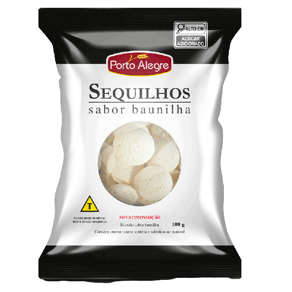 Biscoito Sequilhos Porto Alegre 100g Baunilha