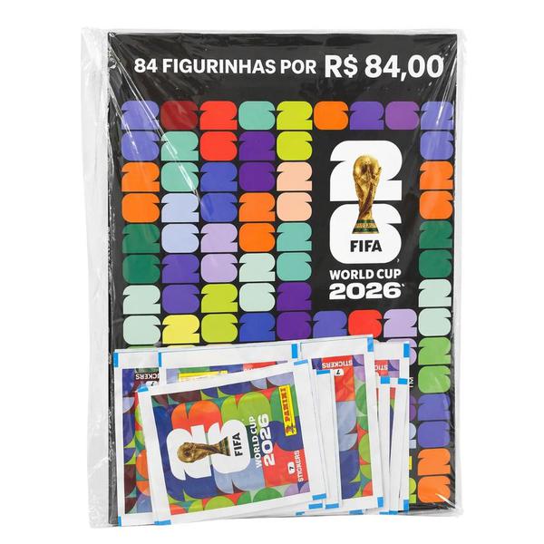 Blister Figurinhas Copa Do Mundo 2026 12 Envelopes C/7