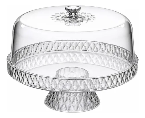 Boleira Alta Acrílica Plasútil Glamour Cristal