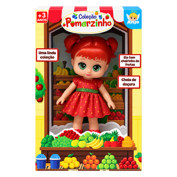 Boneca Coleção Pomarzinho Brinquedo Anjo