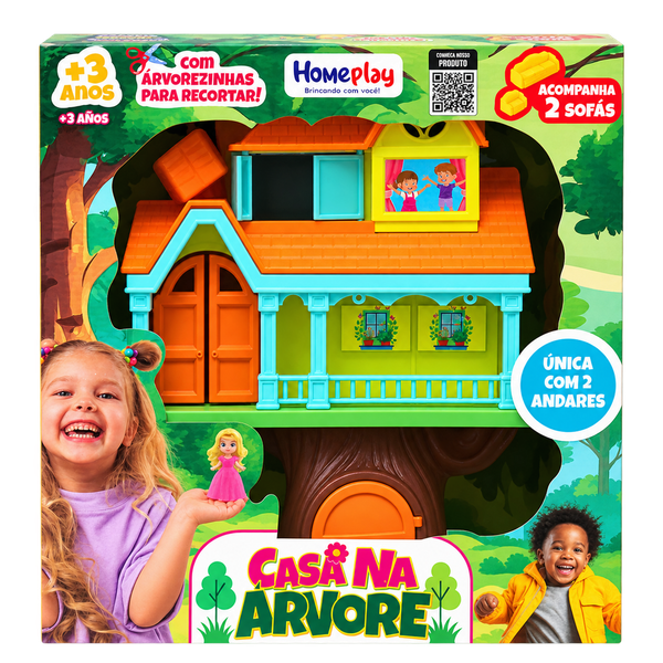 Brinquedo Casa Na Árvore Divertida Home Play