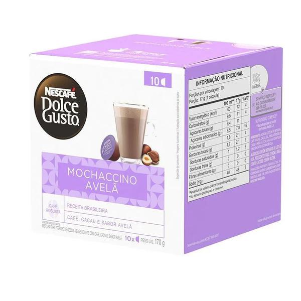 Cápsula Dolce Gusto Cx C/10 170g Mochaccino Avelã