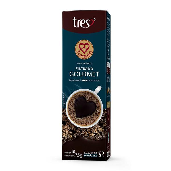 Cápsula Três Corações C/10 Coado Gourmet