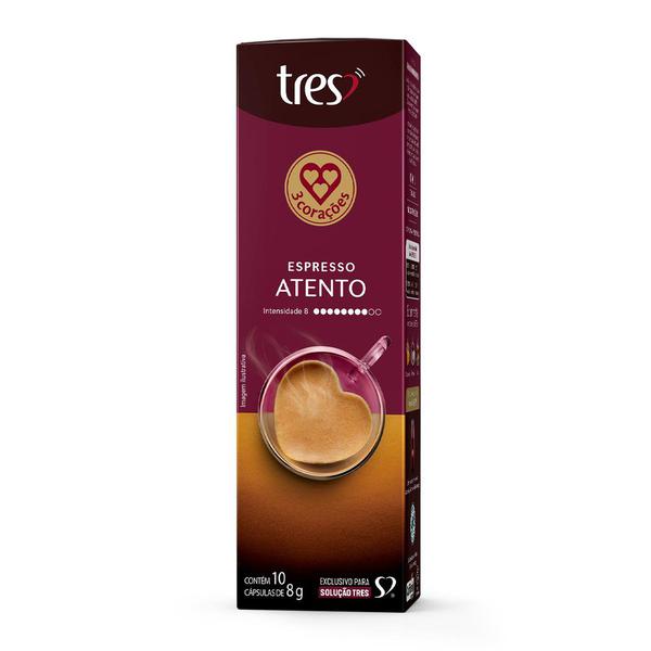 Cápsula Três Corações C/10 Expresso Atento