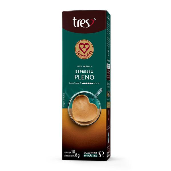 Cápsula Três Corações C/10 Expresso Pleno