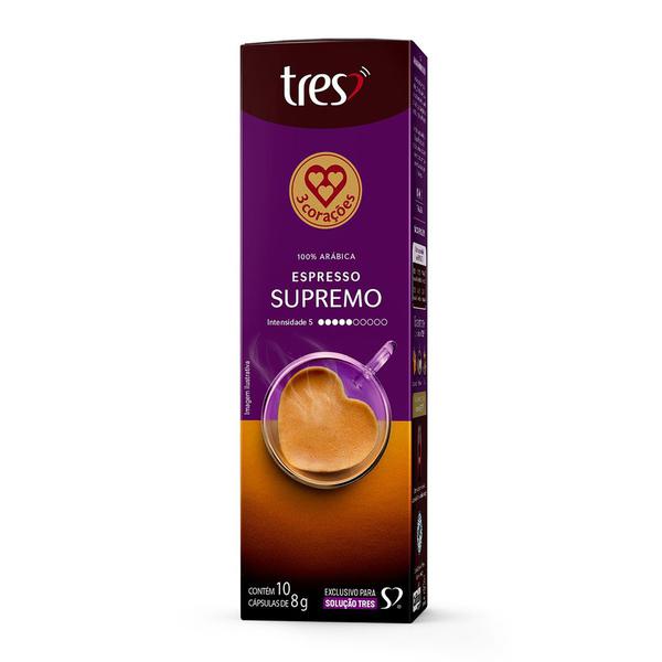 Cápsula Três Corações C/10 Expresso Supremo