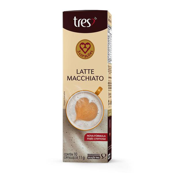 Cápsula Três Corações C/10 Latte Machiato