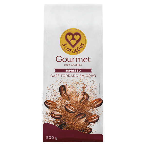 Café 3 Corações 500g Gourmet Espresso
