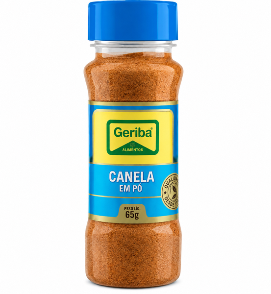 Canela em Pó Geriba 65g Pote