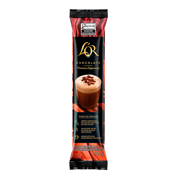 Cappuccino Lor 19,6g Sachet Chocolate