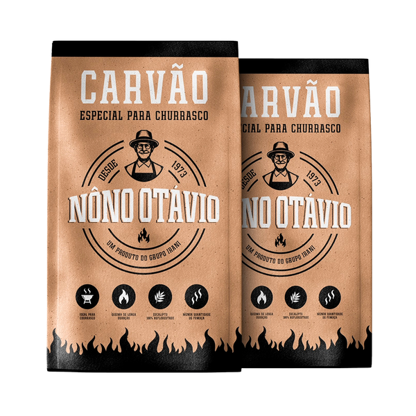 Carvão Vegetal Nôno Otávio 4kg 1135