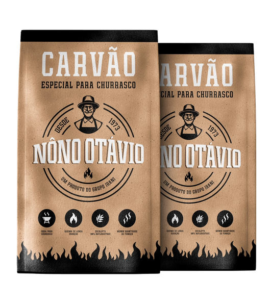 Carvão Vegetal Nôno Otávio 7kg