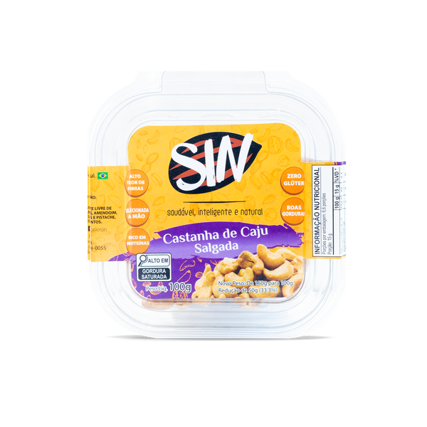 Castanha Caju Sin 100g Torrada C/Sal
