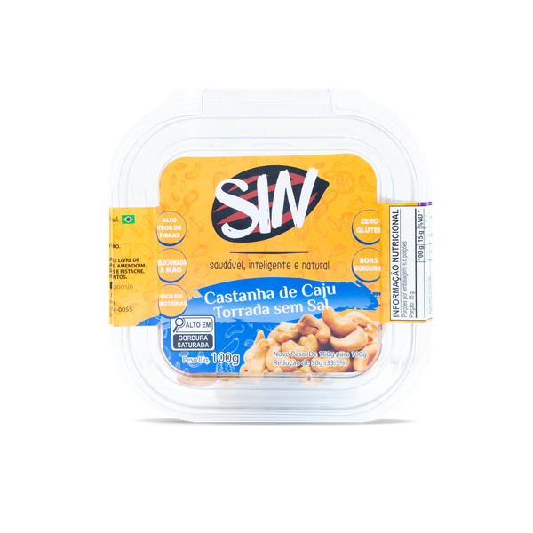 Castanha Caju Sin 100g Torrada S/Sal