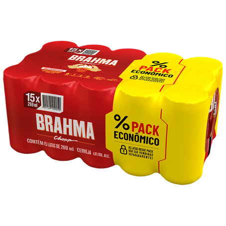 Cerveja Brahma Chopp 269ml C/15