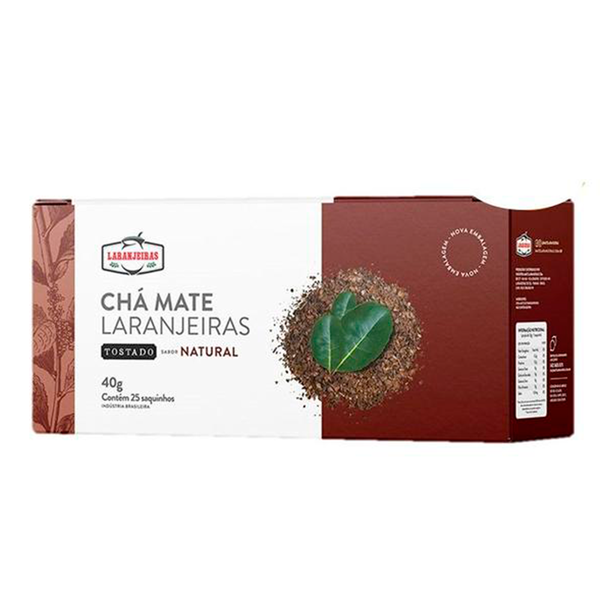 Chá Mate Laranjeiras 40g C/25 Natural